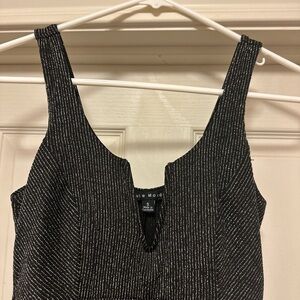 glitter bodycon dress